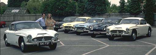 Five Jensen 541S cars and a CV8 plus happy owners!