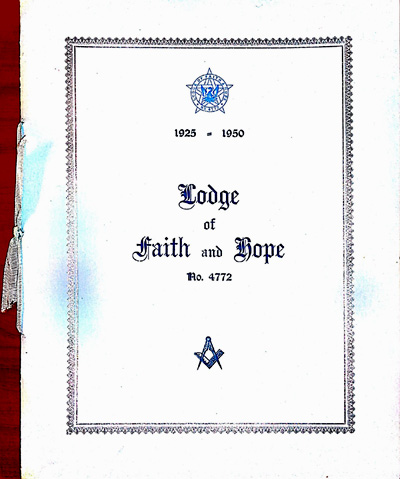 Lodge of Faith & Hope, No. 4772, Founder W. Bro. Joseph Cohen 