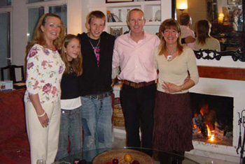 Helen and Andrew Waring with John and Charlotte