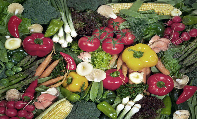 Vegetables 52, large limited edition print by John neville Cohen.