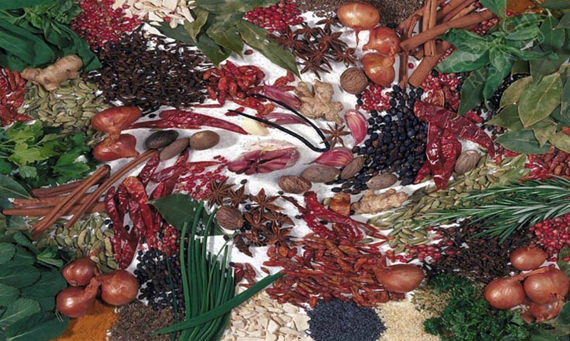 John Neville Cohen, Herbs 23, Shallots, Rosemary, Chillies, Salt, Bay Leaves, Ginger, Parsly, Garlick, Pepper, cinnamon,
