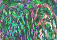 Stained Glass (25B) by John Neville Cohen, Abstract Limited Edition Print, Maximum of 8,


 Green, Blue, Orange