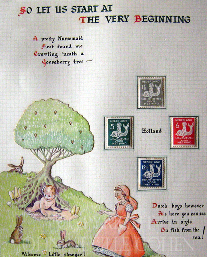 The Very Beginning, Postage Stamps for Little People, by George and Betty Cohen and Richard Hillman
