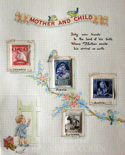 Mother and Child, Postage Stamps for Little People, by George and Betty Cohen and Richard Hillman