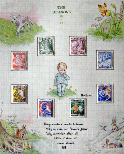 The Seasons, Postage Stamps for Little People, by George and Betty Cohen and Richard Hillman