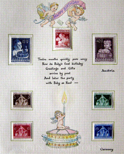 Happy Birthday, Postage Stamps for Little People, by George and Betty Cohen and Richard Hillman