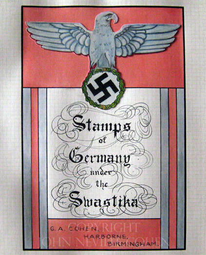 Swastika Ideas Painting for an album on Germany, George Cohen, Richard Hillman