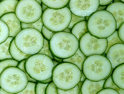 WorkTop Saver, Cucumber by John Neville Cohen