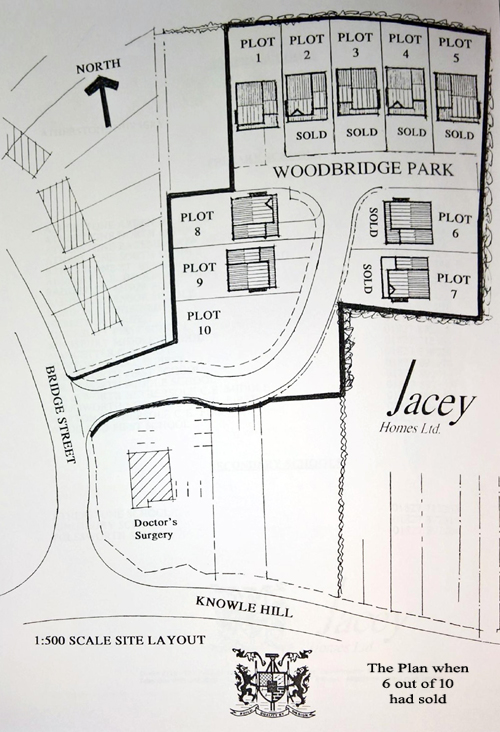 Location Plan of ten 4 bedroom homes